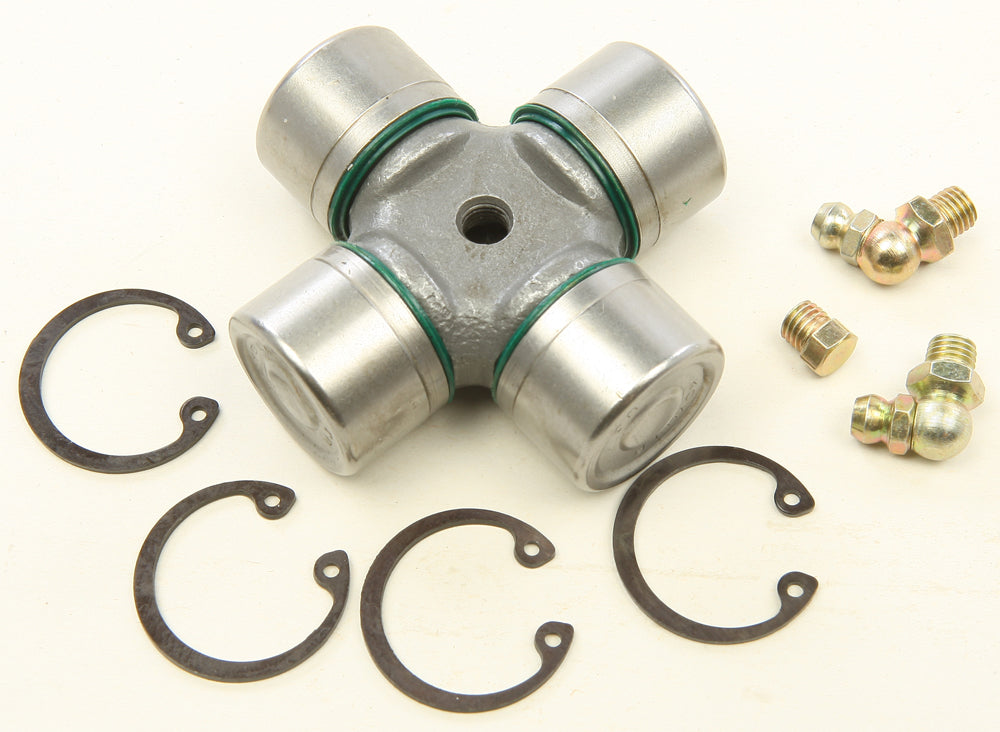 All Balls U-Joint Kit 21-91017 for drive systems, showing the metal joint components and rubber seals in a close-up view.
