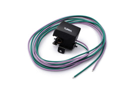 HardDrive black left turn signal switch assembly for vehicles, model 82-95, showing the switch with wiring connections.
