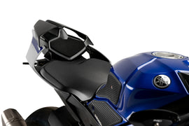 PUIG rear seat cowl in matte black for Yamaha motorcycle, body part designed to replace passenger seat