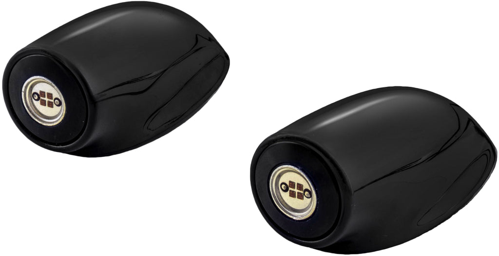Bagger Nation Lightning Bullets black and red tail/brake/turn signal lights on motorcycle handlebar
