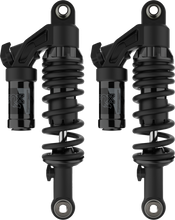 Load image into Gallery viewer, Fox Indian Qs3/Qsr Dual Adjust +1" Lite Spring suspension for Scout bikes, showing the shock absorber with adjustment knobs.