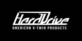 HardDrive promotional banner measuring 3 by 6 feet with bold graphics and branding for advertising purposes.