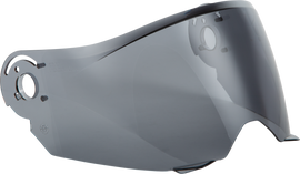 Fly Racing Odyssey Shield in light smoke color, showcasing the clear, tinted motorcycle helmet shield with a sleek design.
