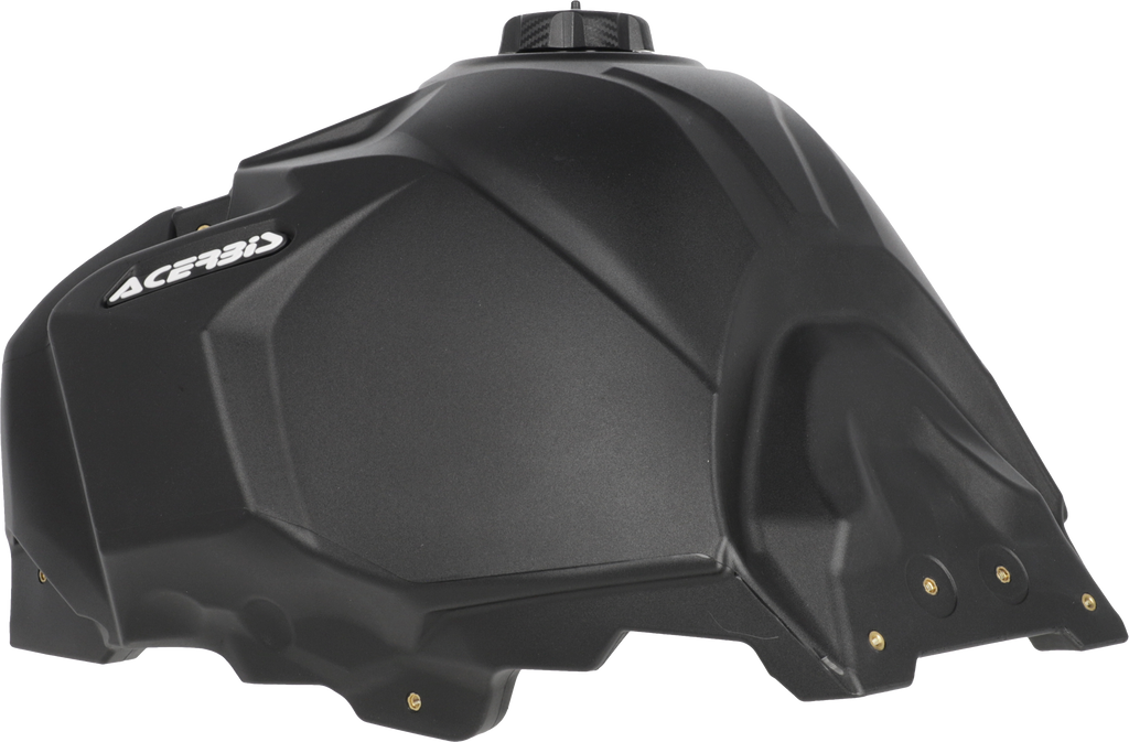 Acerbis 6.1-gallon natural fuel tank for Yamaha motorcycles, shown from the side with a smooth, contoured body design.