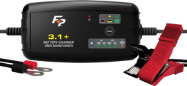 Fire Power 6V/12V battery charger with 3.1A current, designed for tools and rechargeable batteries.