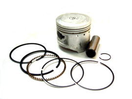 Namura piston kit for Yamaha 187-400802, includes piston with +0.50mm size and 9.6:1 compression ratio, components for engine rebuild.