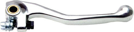 Silver Motion Pro Brake Lever 70-0256 with ergonomic design for motorcycle or bike braking systems.