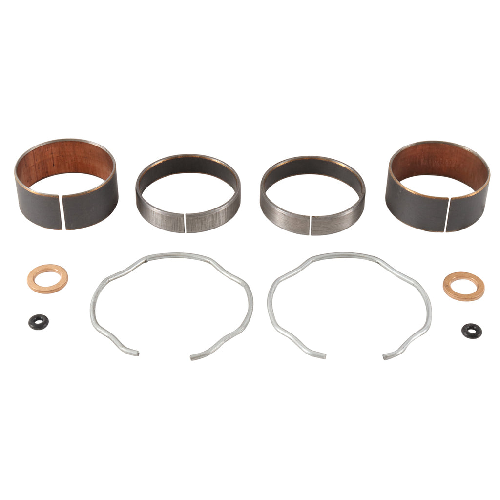 All Balls suspension fork bushing kit 23-86001 with various bushings and components for motorcycle fork maintenance.