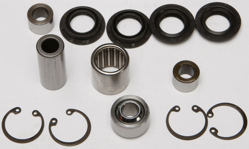 All Balls Lower A-Arm Bearing Kit 243-1012 for suspension, showing the bearings and components in a clean, organized layout