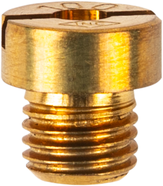 Athena Main Jet #100 for intake and fuel systems, showing a close-up of the metal jet component for carburetor tuning.