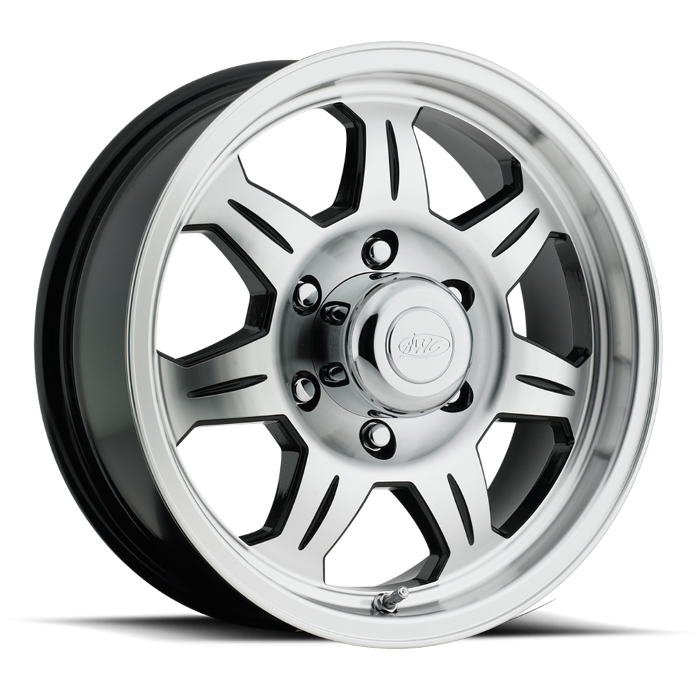 AWC Element trailer wheel 15x6 inches with 5x5 bolt pattern and 58-8067 model, showcasing a sturdy black wheel with rim details.