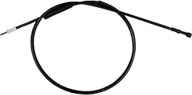 Motion Pro black vinyl Speedo cable 70-2193 for motorcycle, showing the flexible hydraulic control line with fittings.