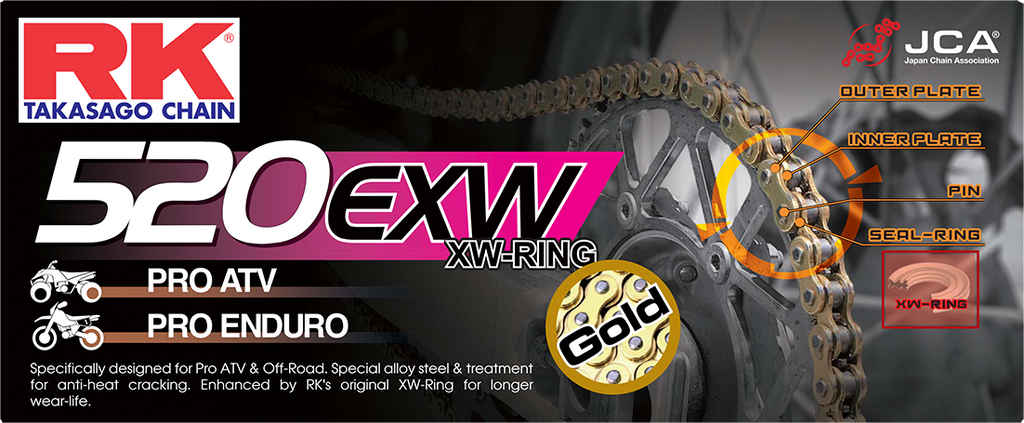 Gb520exw Drive Chain Gold 520 X 120