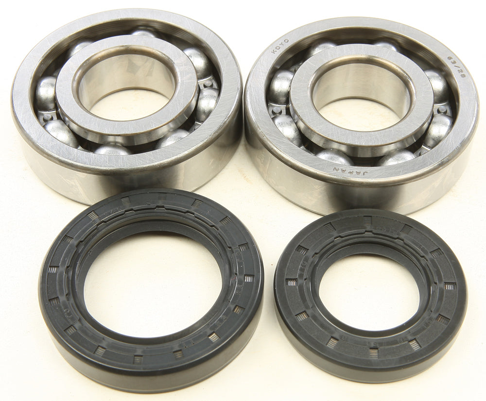 All Balls engine crankshaft bearing and seal kit 22-41005 with various bearings and seals arranged in packaging.