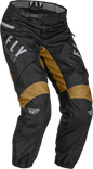 Fly Racing Patrol Pants in caramel and black, size 34, featuring durable fabric and functional design for riding comfort.