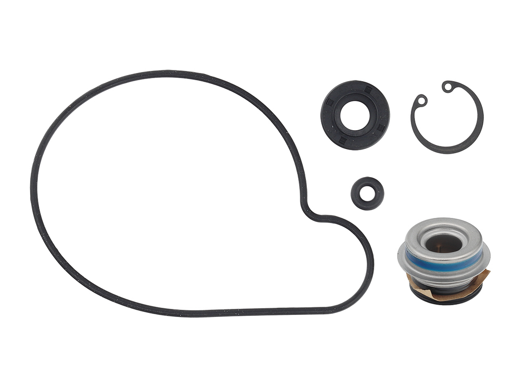 SP1 water pump repair kit with gaskets and seals for AC 125-90901, featuring various replacement gasket components.