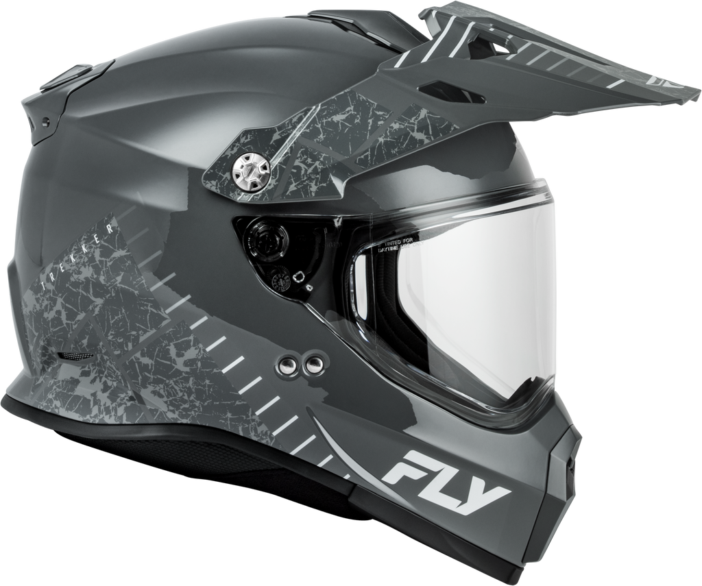 Fly Trekker Granite Helmet Grey/Grey Xl