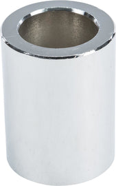 HardDrive 1-inch chrome wheel spacer for tires, featuring a 2-inch diameter, shown on a vehicle wheel for tire/wheel enhancement.