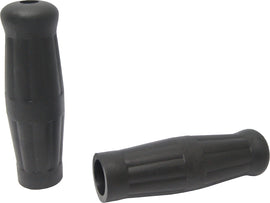 HardDrive Old School black motorcycle grips without throttle sleeve, featuring a classic design and textured surface.