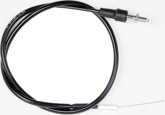 Motion Pro black vinyl throttle cable 70-5383 for motorcycle control lines, featuring durable design and precise fit.