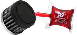 K&N Crankcase Vent Air Filter Remote Mount 62-0101, engine air filter with remote mounting system for improved ventilation.