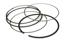Vertex piston rings set for 98.96mm piston, compatible with Vertex pistons, showing metal rings and packaging for engine repair.