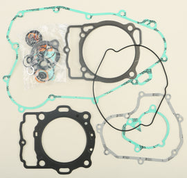 Athena complete gasket kit for KTM engines, includes various gaskets and seals, no valve cover gasket, designed for engine maintenance.