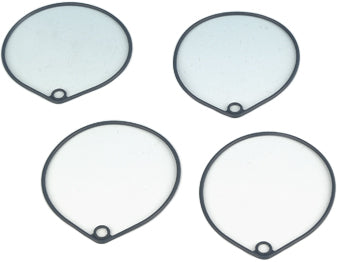 Set of five James Gasket sealing O-rings for filtration and fluid sealing applications, made of durable rubber material.