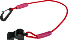 Load image into Gallery viewer, Floating Whistle W/Lanyard (Red)