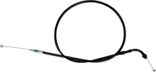 Load image into Gallery viewer, Motion Pro black vinyl throttle pull cable for motorcycle or ATV, featuring durable control line construction.