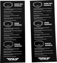 Load image into Gallery viewer, Fly Racing Snow Bullet Point Magnet 4x10 displayed on a surface, showcasing its sleek design and branding details.