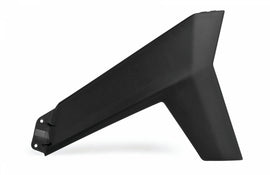 Polisport Plastics black gas gas lower radiator shroud body part for motocross bikes, model 64-69116.