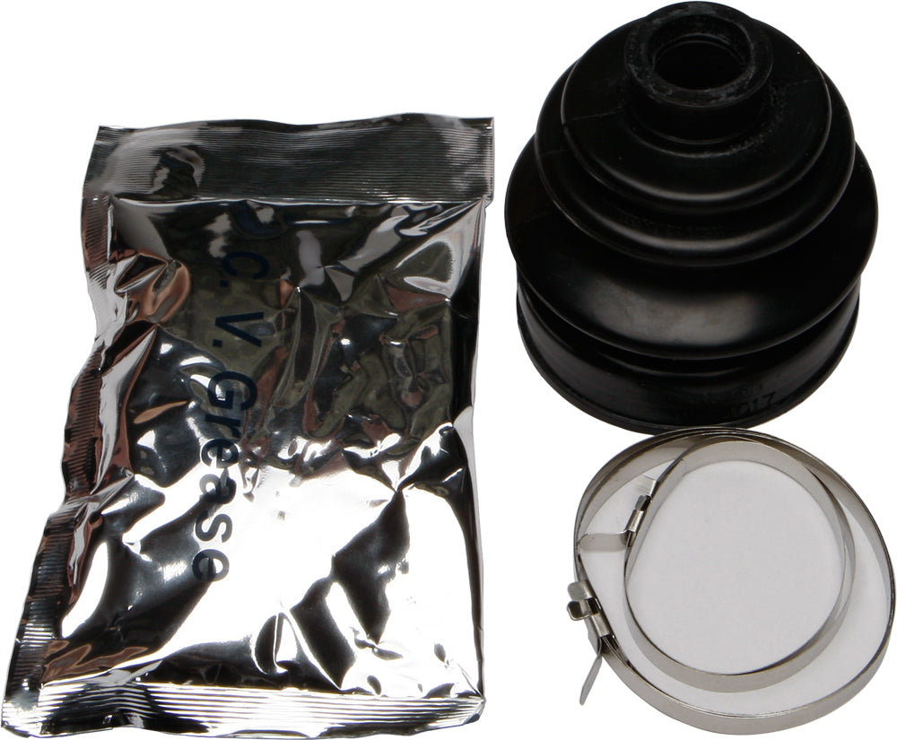 All Balls CV Boot Kit 21-95009 drive shaft boot set for vehicle repair, featuring durable rubber CV boot and clamps.