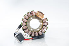 Load image into Gallery viewer, Ricks Motorsport Electric Stator 27-21912 for motorcycle electrical systems, shown with metal coil windings and mounting points.