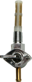 HardDrive fuel petcock with 1/4 NPT straight down fitting, used in intake and carburetor fuel systems for motorcycles.