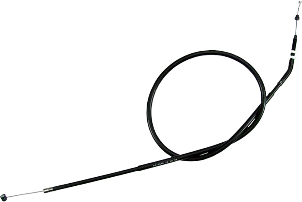 Motion Pro black vinyl clutch cable 70-2518, a durable control line for motorcycle clutch systems, shown on a white background.