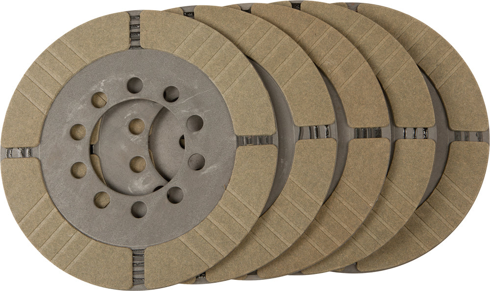 Energy One E1 clutch kit with 4-speed frictions, showing the clutch plates and friction materials for automotive transmission.