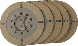 Energy One E1 clutch kit friction components for 4-speed transmission, showing clutch plates and friction pads.