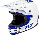 Fly Racing - Kinetic Verdict Helmet White/Blue/Grey Xs - 73-8722XS