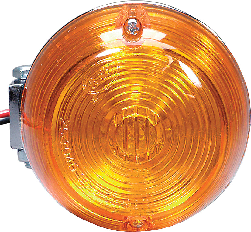 K&S Technologies rear turn signal illumination light for vehicles, showing the clear lens and mounting base.