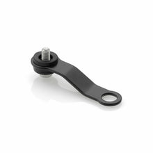 Load image into Gallery viewer, RIZOMA black reservoir mounting kit with hardware components, designed for motorcycle or vehicle fluid reservoirs.