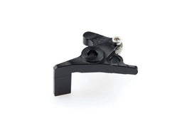 Black PUIG lever adapter clutch for motorcycle, showcasing the sleek, durable lever design on a neutral background.