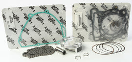 Vertex forged H-C piston kit components, including top end parts for engine repair and performance enhancement.