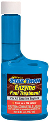 Star brite High Concentrate Enzyme Fuel Treatment 8oz bottle, chemical product for fuel system cleaning and performance enhancement