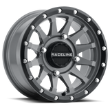 Raceline - Trophy Wheel 14x7 4/137 5+2 (+10mm) Stealth Grey - 570-1701