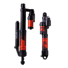 Load image into Gallery viewer, Fox Factory Series rear shock kit with Float 3 Qs3 and Float 3 Evol Qs3 for suspension, shown in the image.