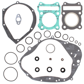 Vertex Complete Gasket Set with Oil Seals, showing an assortment of gaskets and seals for engine repair.