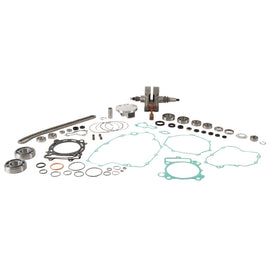 Vertex Complete Engine Rebuild Kit for Kawasaki WR engine, featuring pistons, gaskets, and engine components for repair and restoration.