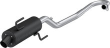 Load image into Gallery viewer, MBRP Exhaust single slip-on system with black performance muffler, showcasing the sleek exhaust pipe and muffler design.