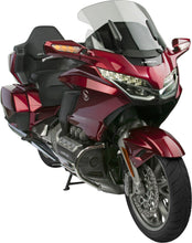 Load image into Gallery viewer, Clear National Cycle Vstream replacement windshield, low profile design, showing the transparent windscreen on a motorcycle.